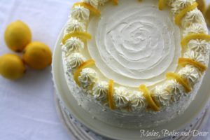 lemon drizzle layer cake