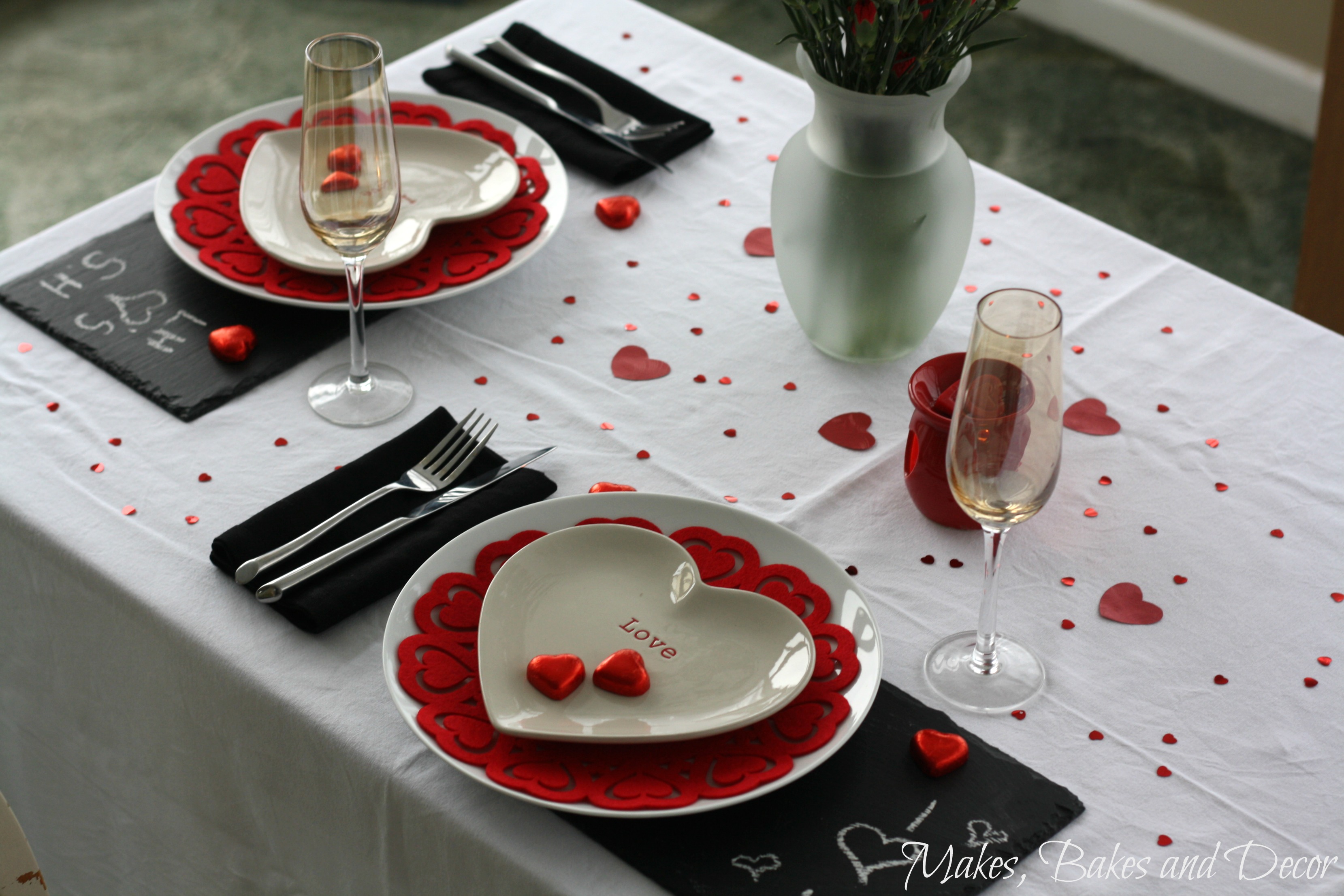 romantic table for two
