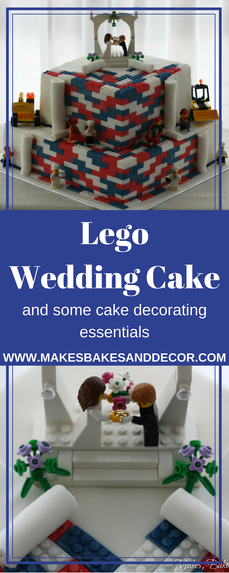 lego wedding cake and my cake decorating essentials