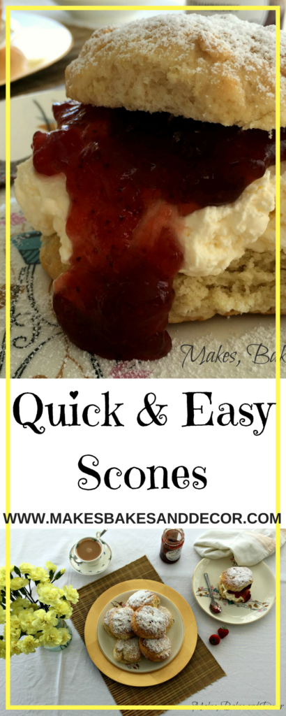 Quick and easy scones