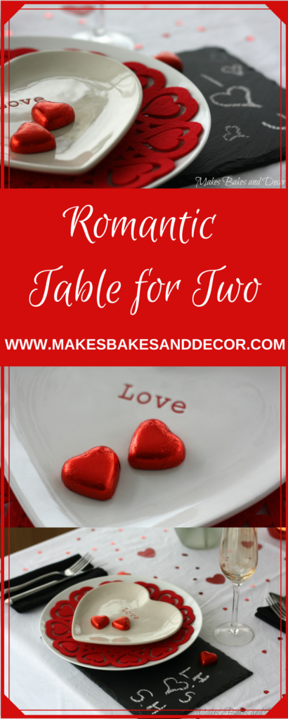 romantic table for two