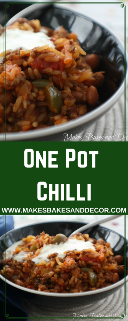 one pot chilli