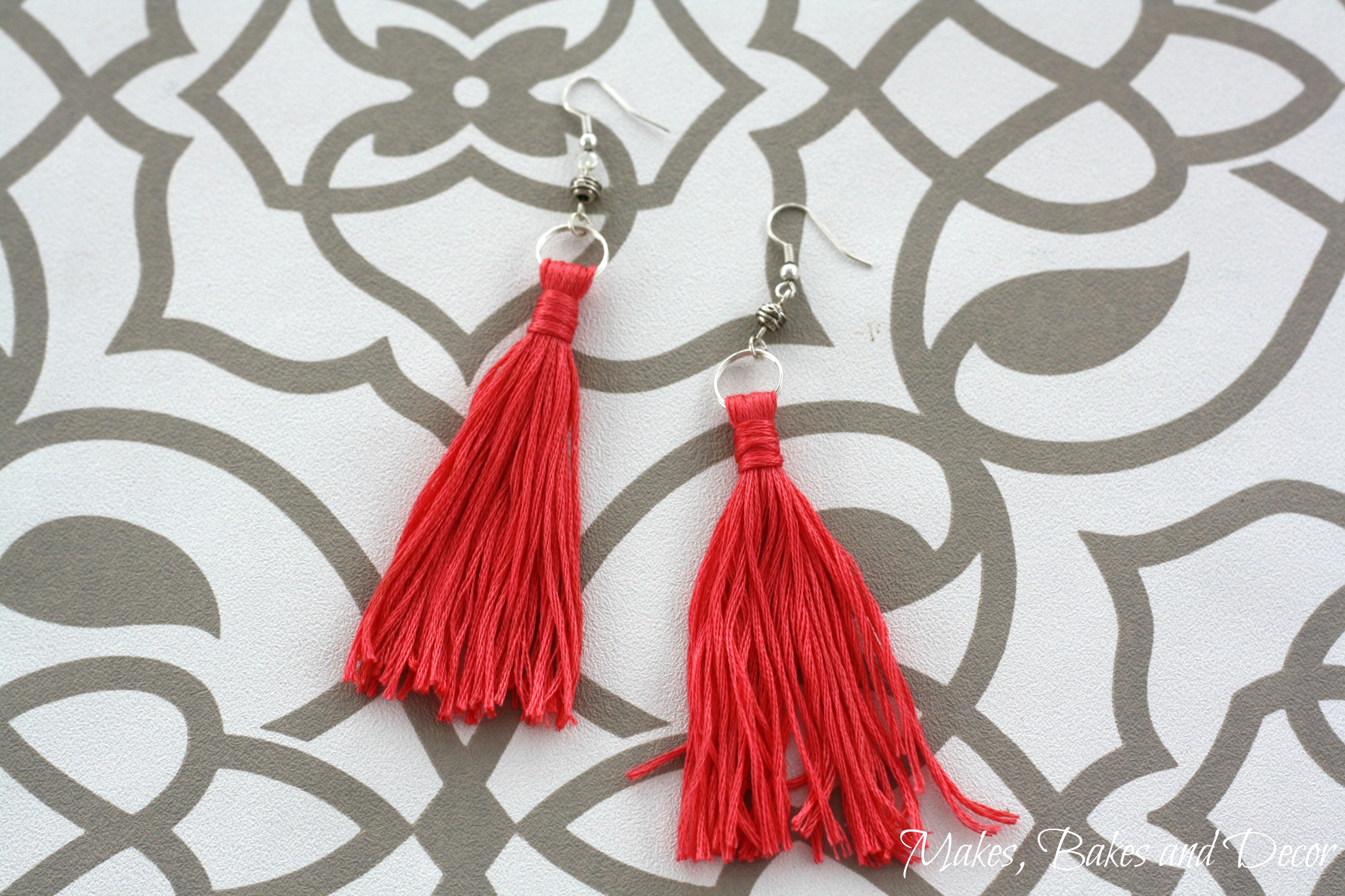 diy tassel earrings