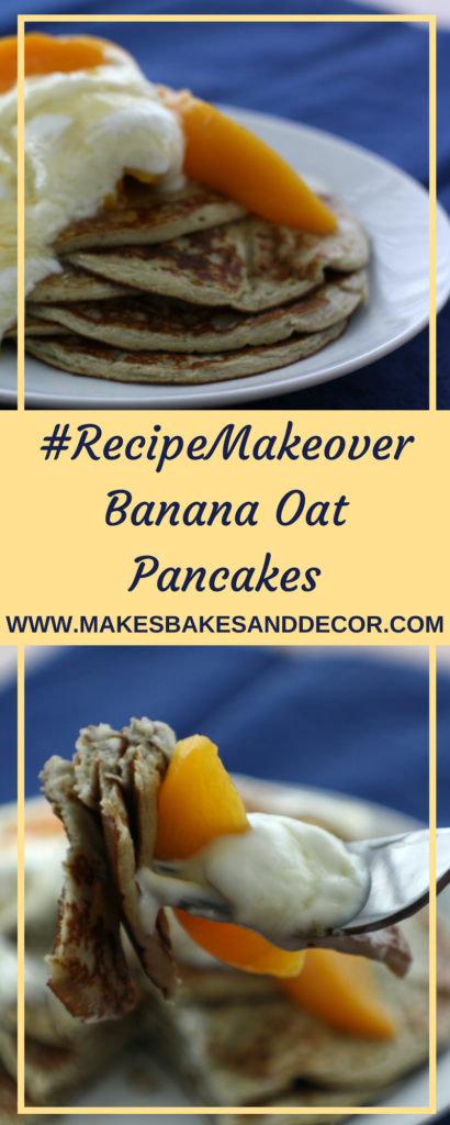 Banana oat pancakes