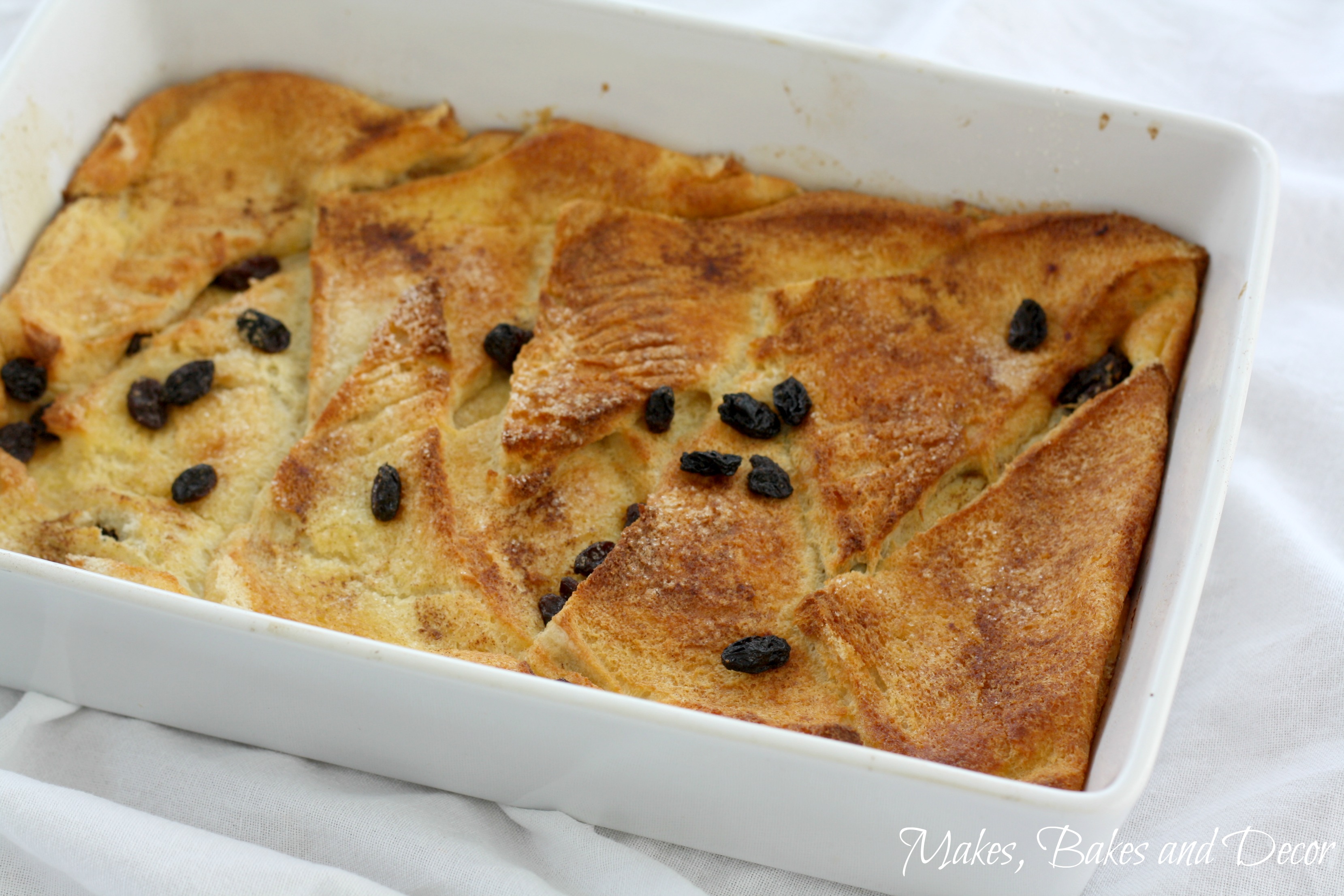 Old Fashioned Bread and Butter Pudding - Makes, Bakes and Decor