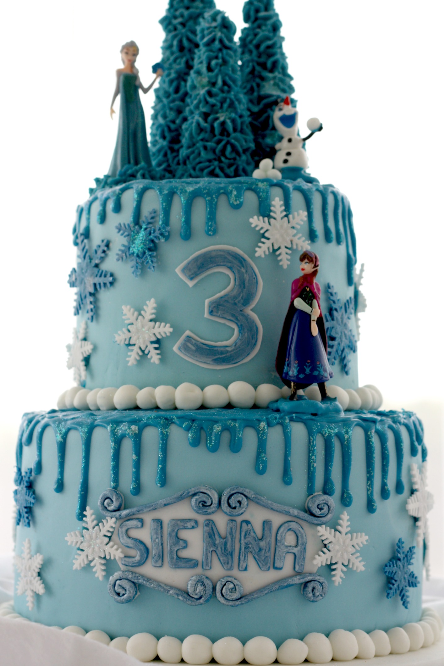 Frozen Birthday Decorations Cake Topper