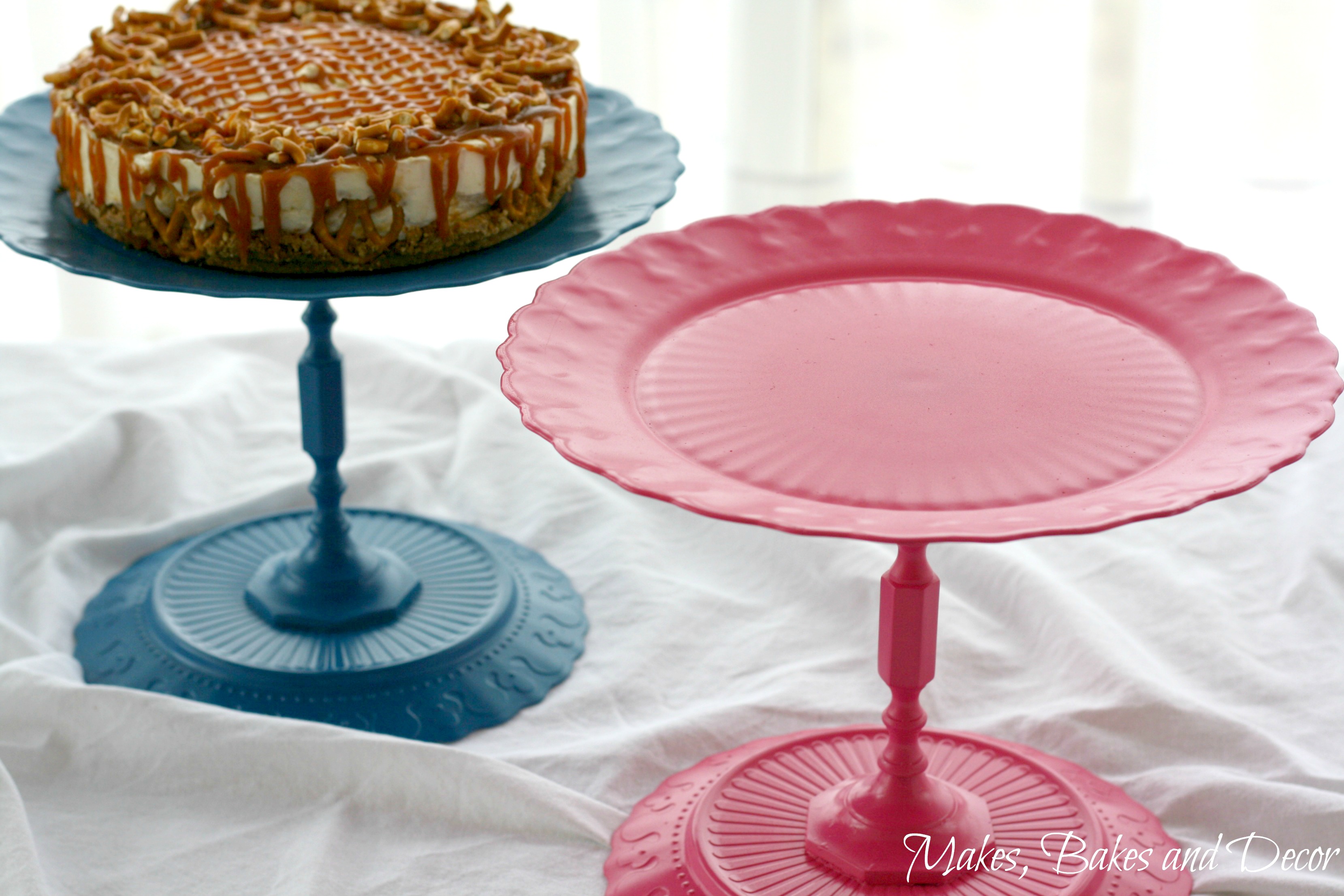thrift store cake stands