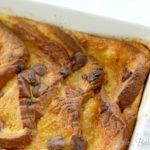 chocolate and orange bread and butter pudding