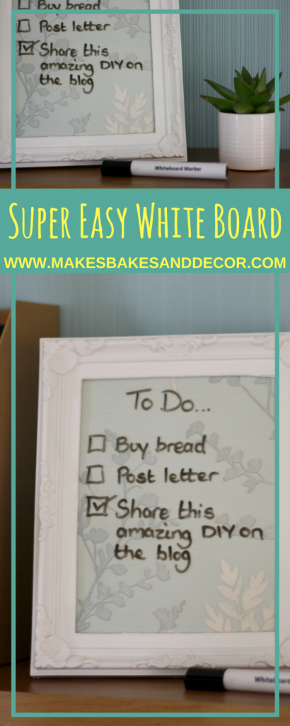 super easy white board