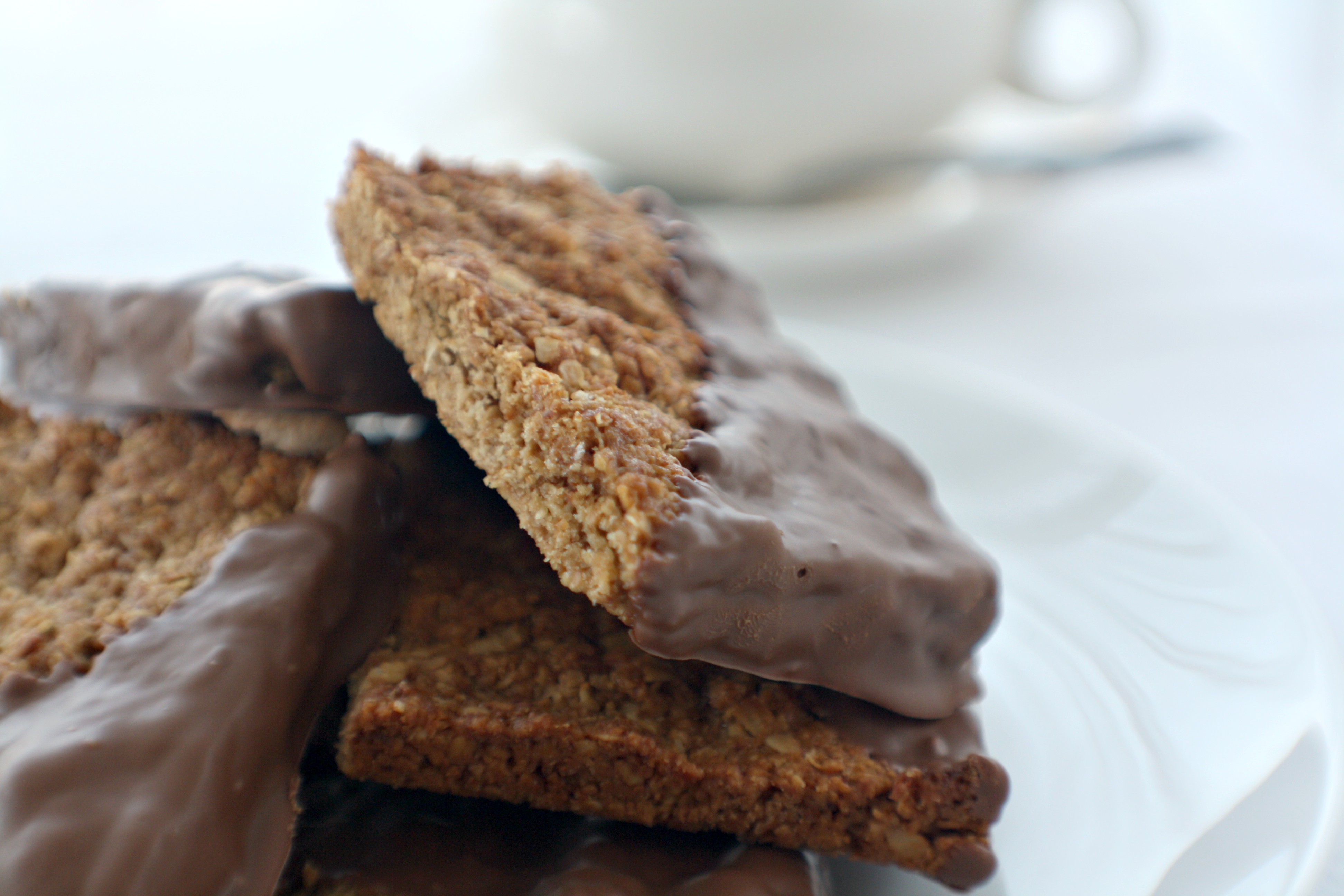 Chocolate Dipped Flapjacks