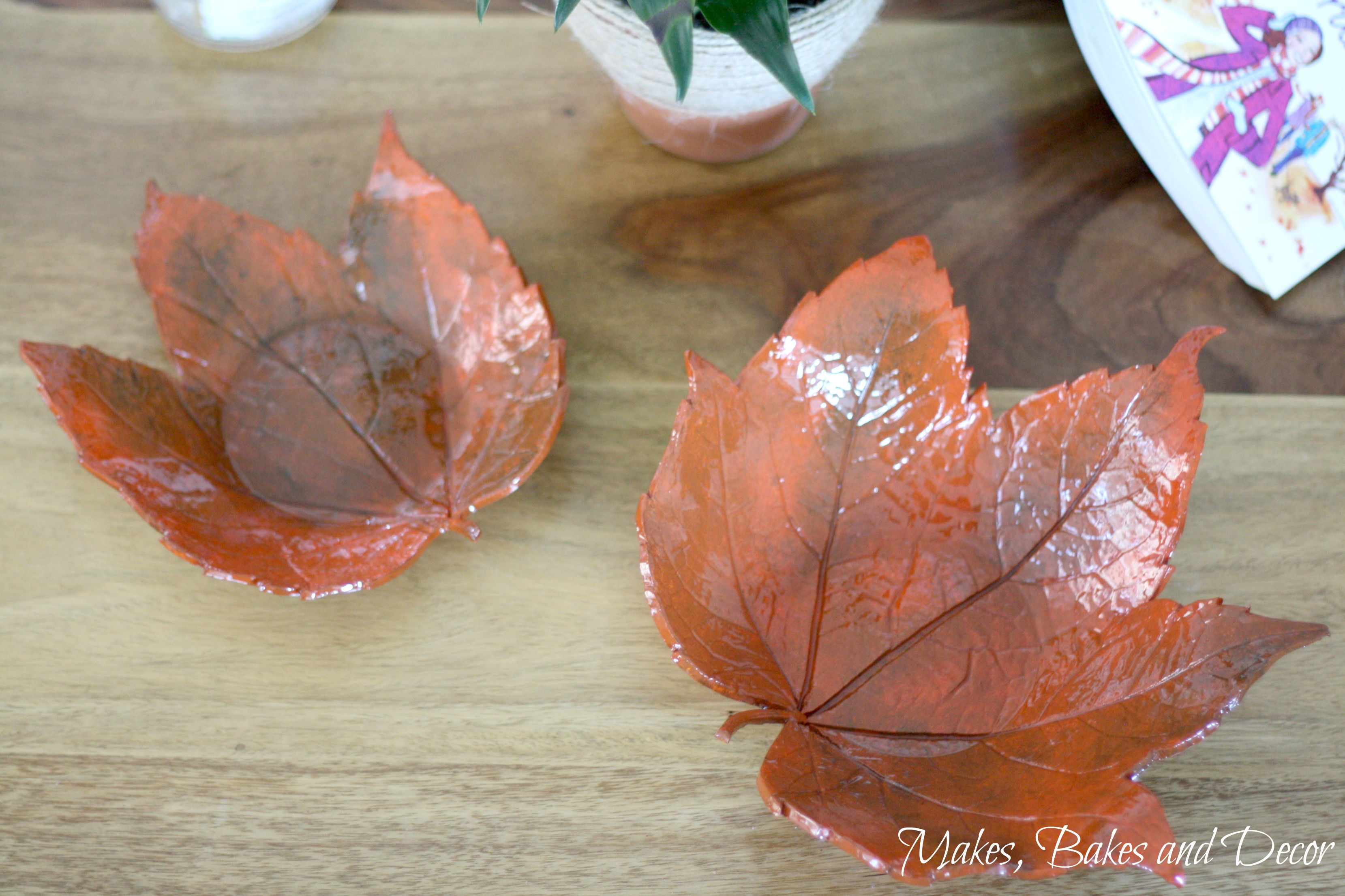 autumn leaf bowls