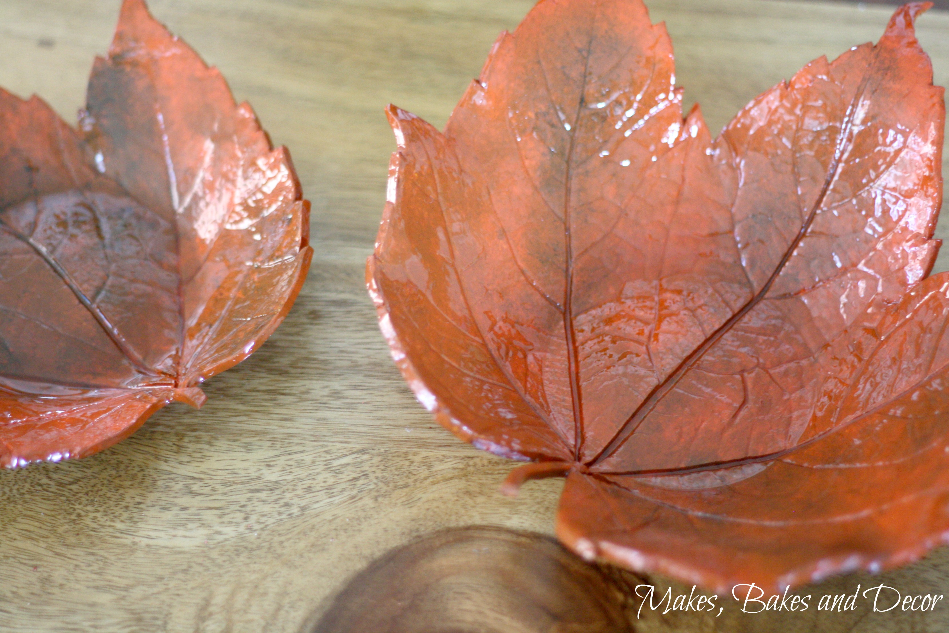 autumn leaf bowls
