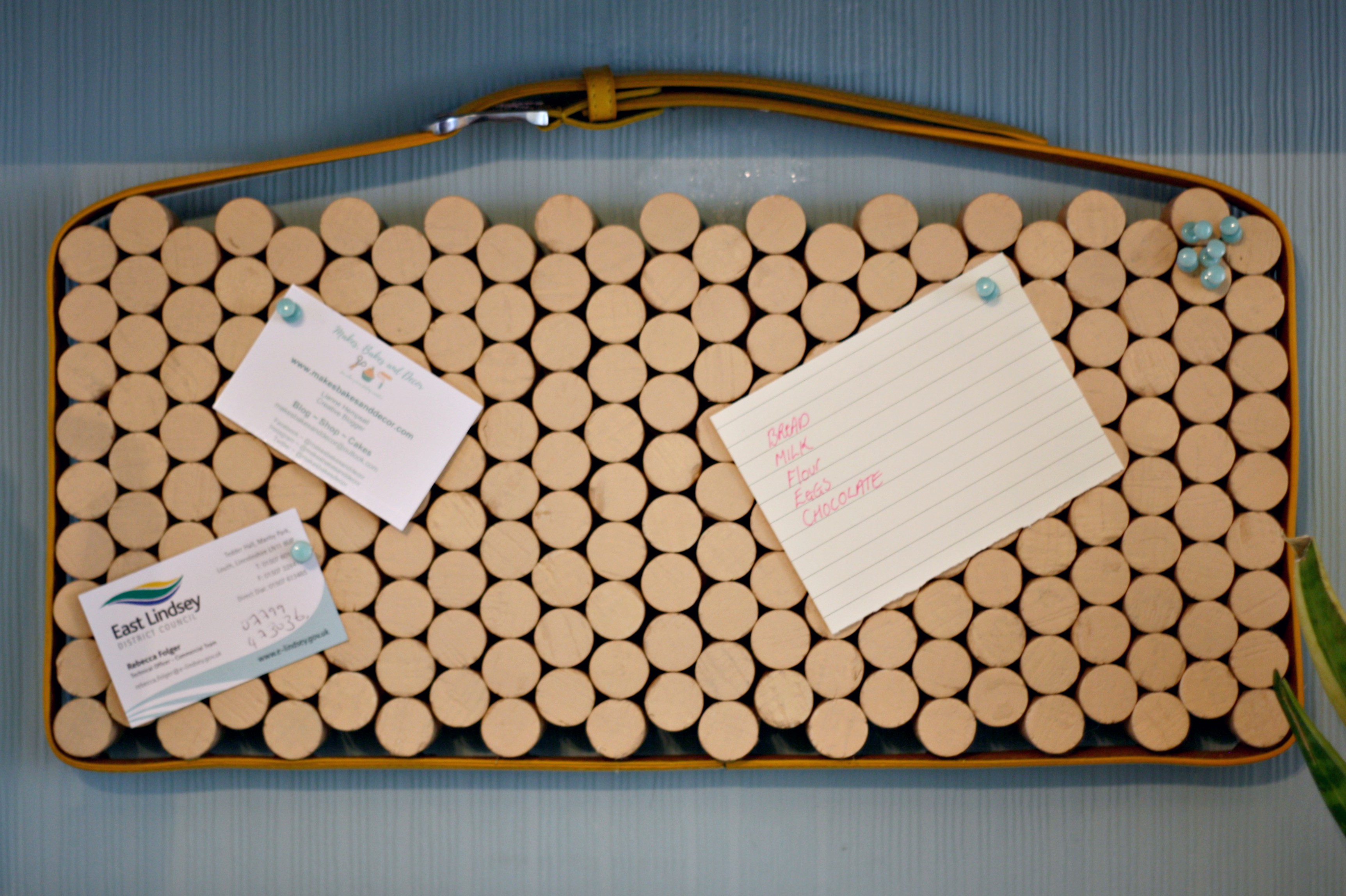 Wine Cork Pin Board Makes Bakes And Decor