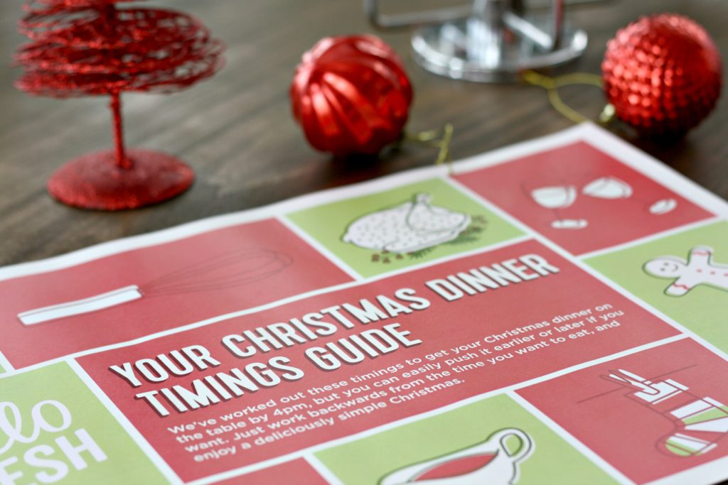Christmas Dinner Guide from Hello Fresh Makes, Bakes and Decor