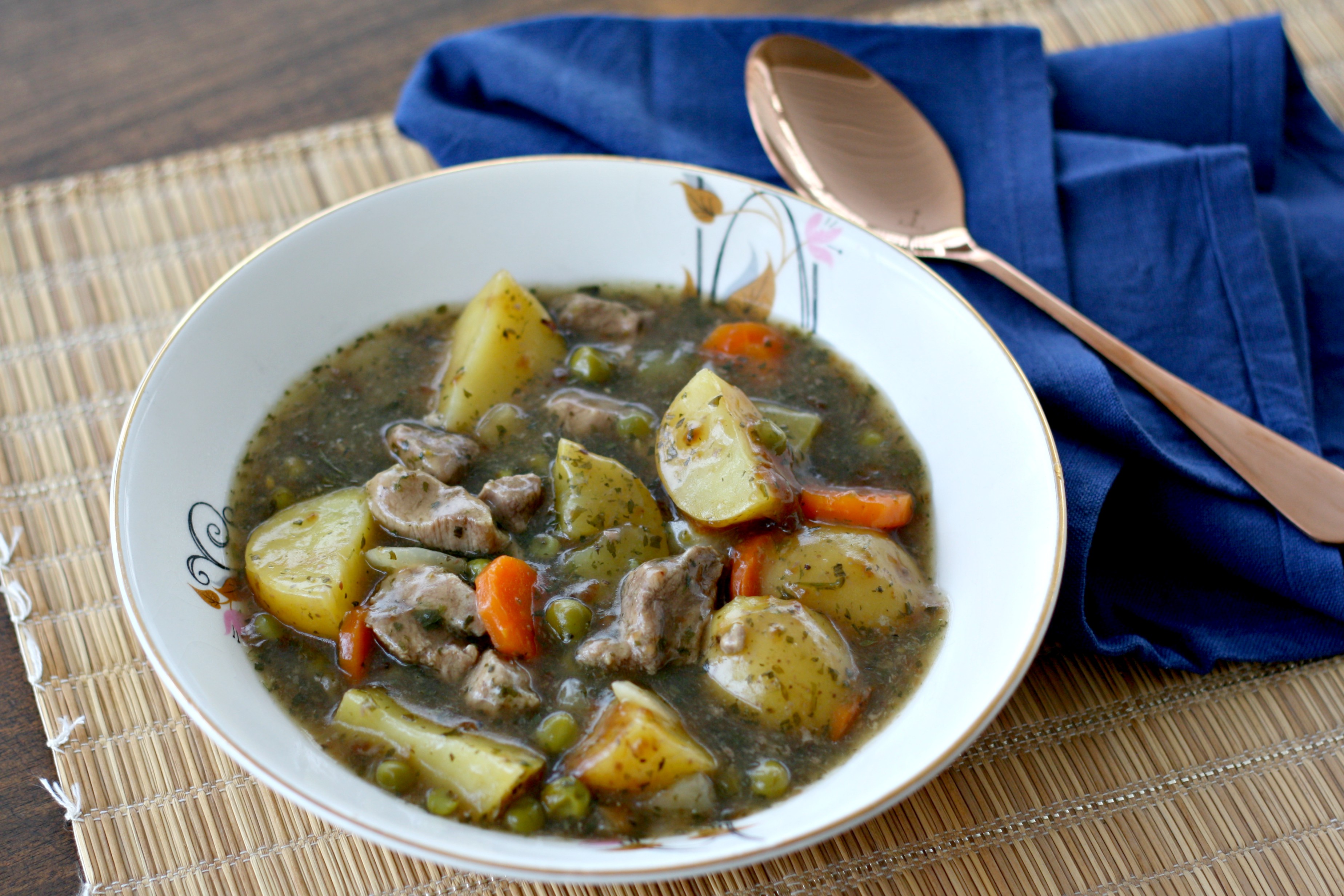 Slow Cooker Minted Lamb Stew Makes, Bakes and Decor