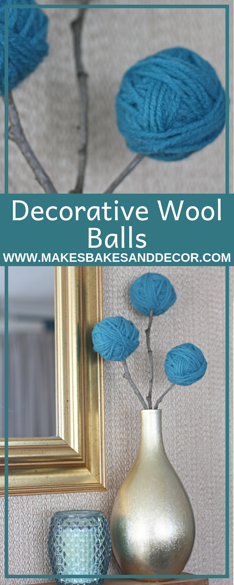 decorative wool balls