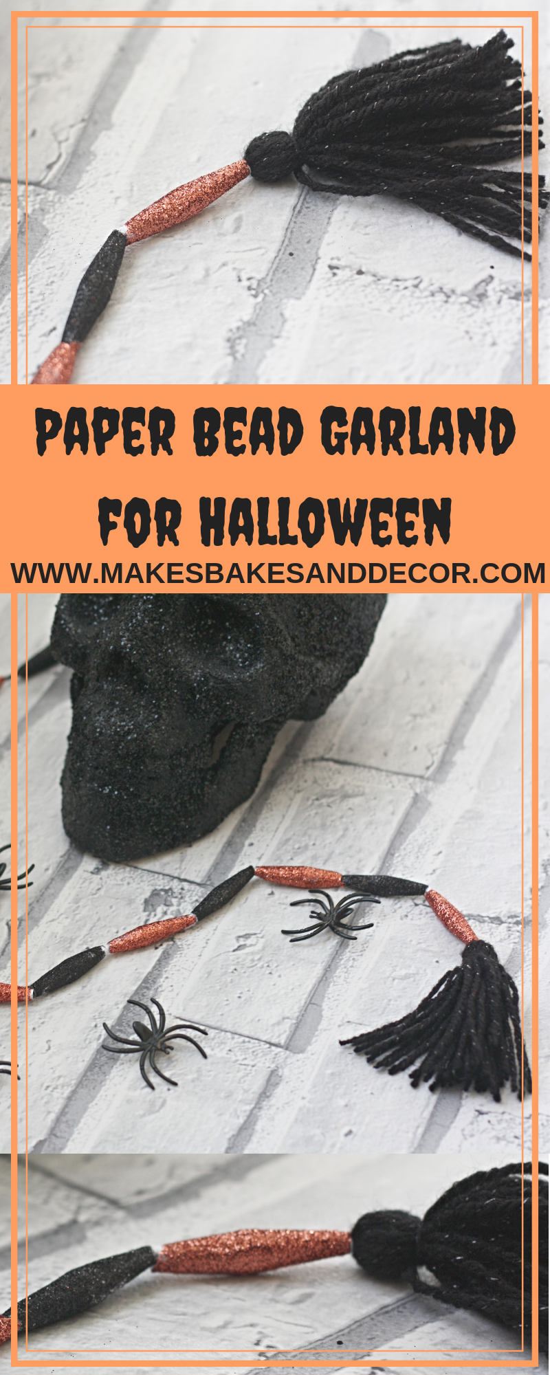 paper bead garland