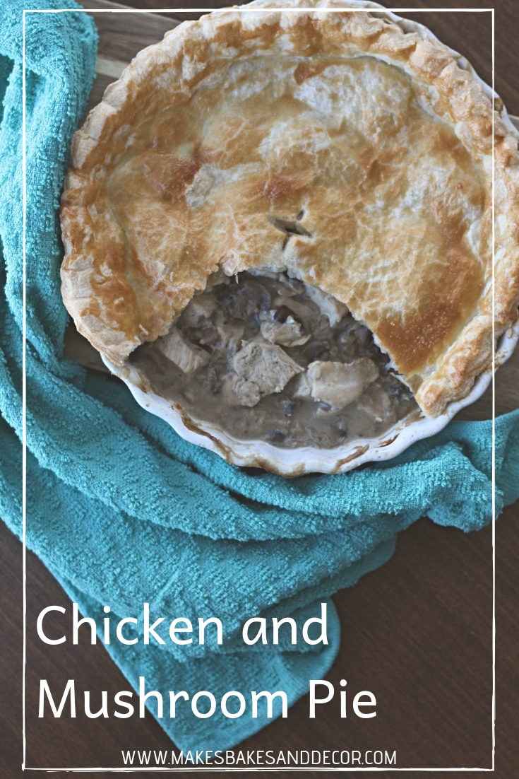 chicken and mushroom pie