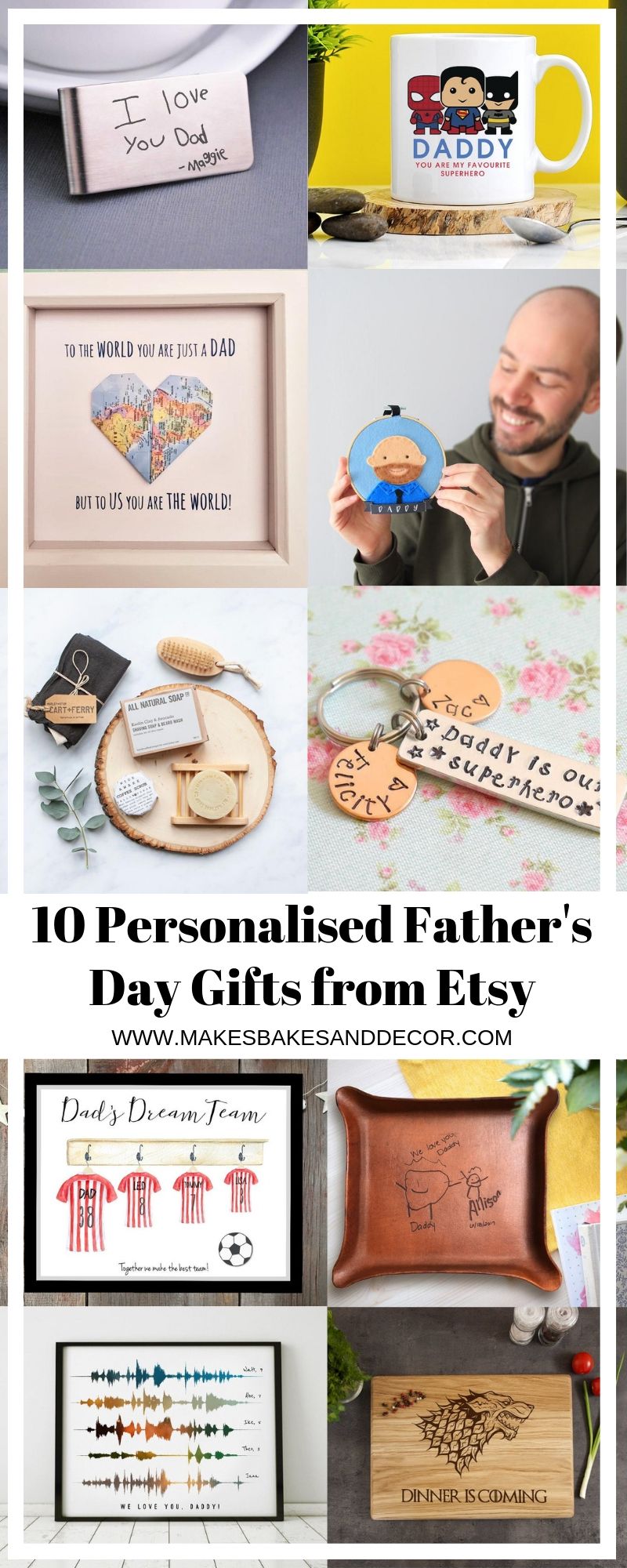 my top 10 father's day gifts on Etsy