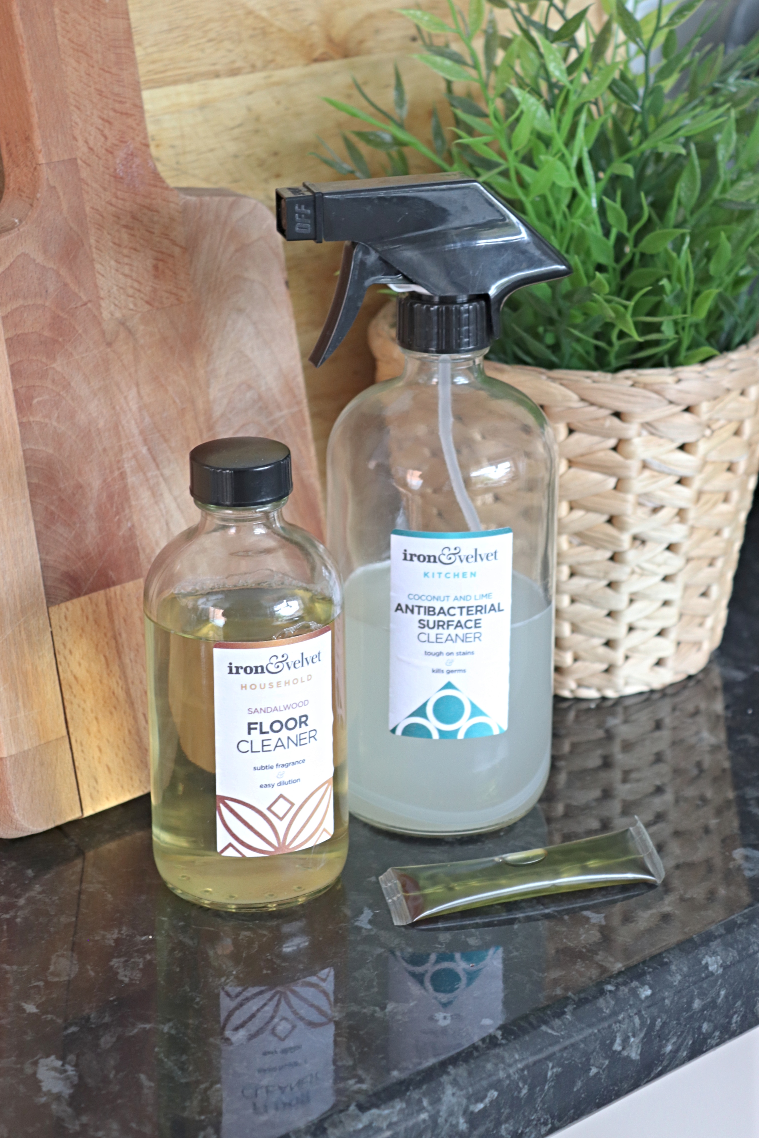 sustainable swaps - Iron and velvet plastic free cleaning soloutions
