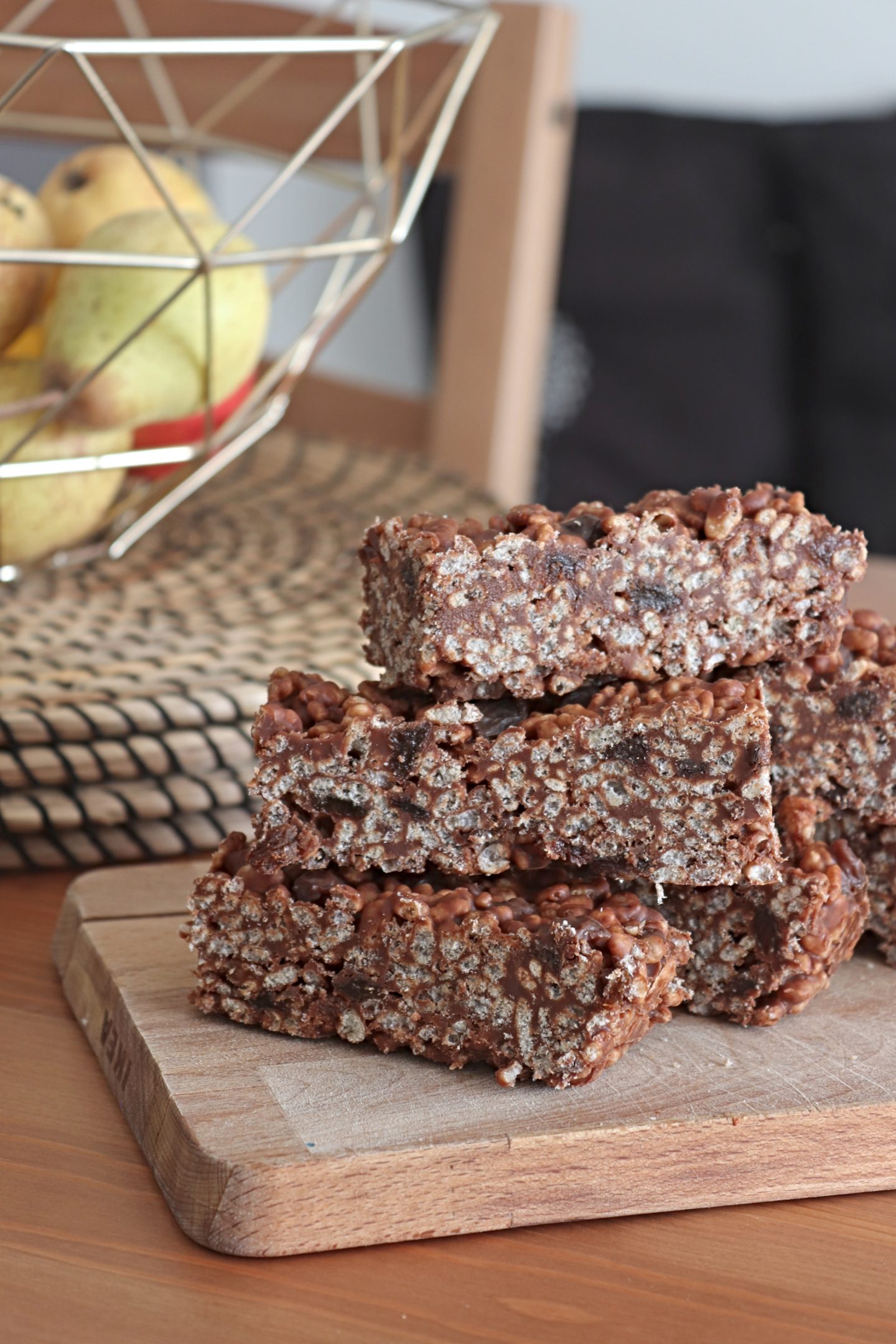 rice crispy fridge cake bars