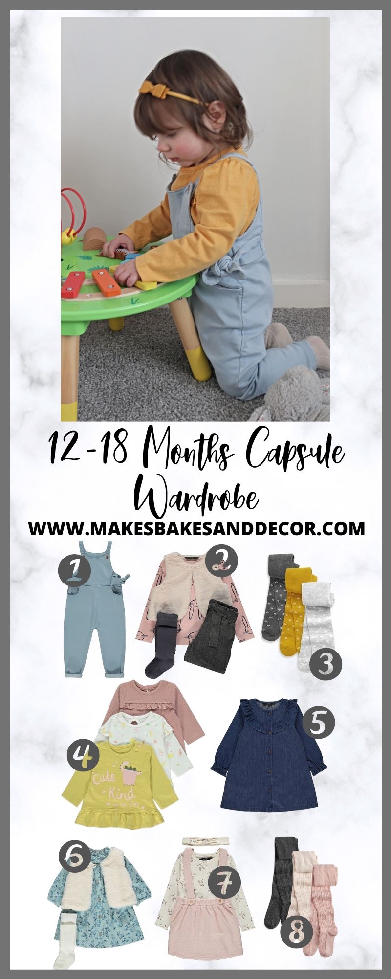 12-18 month capsule wardrobe