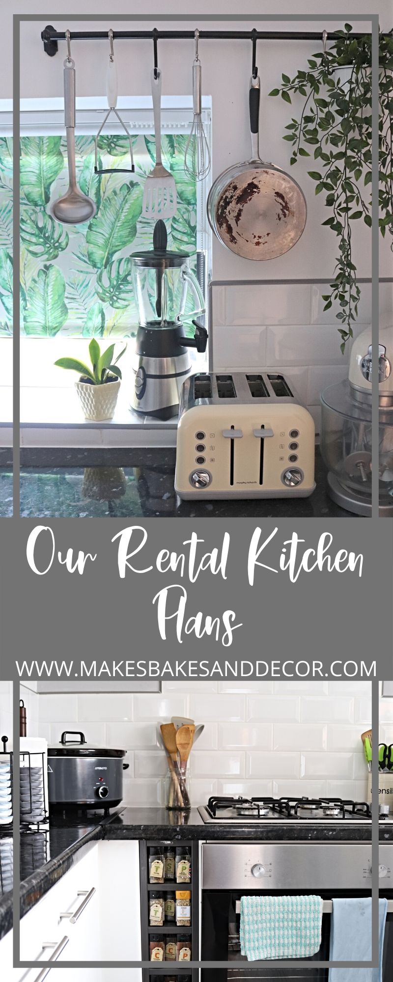 OUR RENTAL KITCHEN PLANS PIN