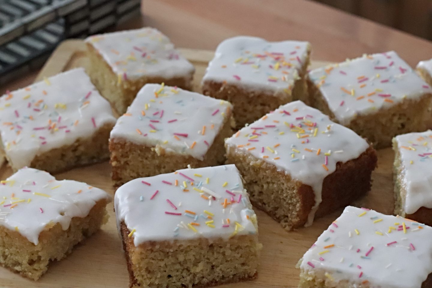 Retro School Tray Bake