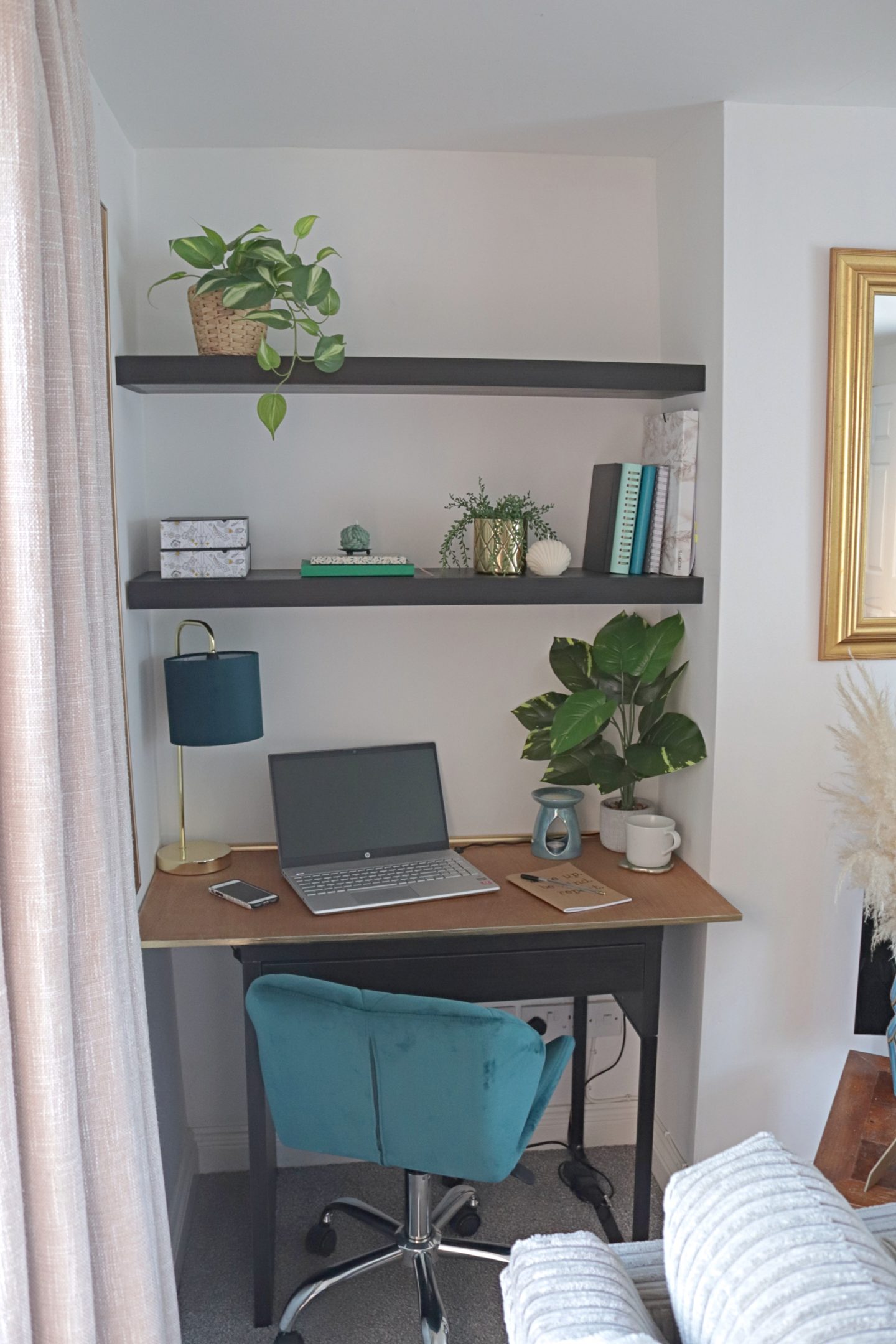 creating a work from home space