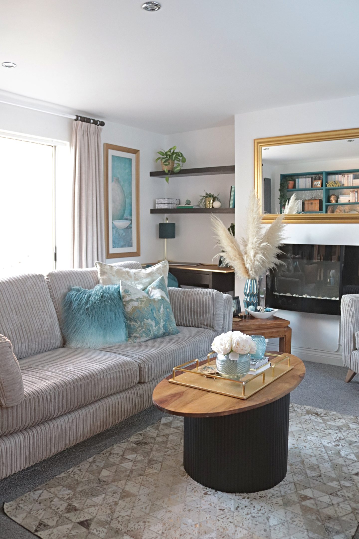 Neutral Glam Living room