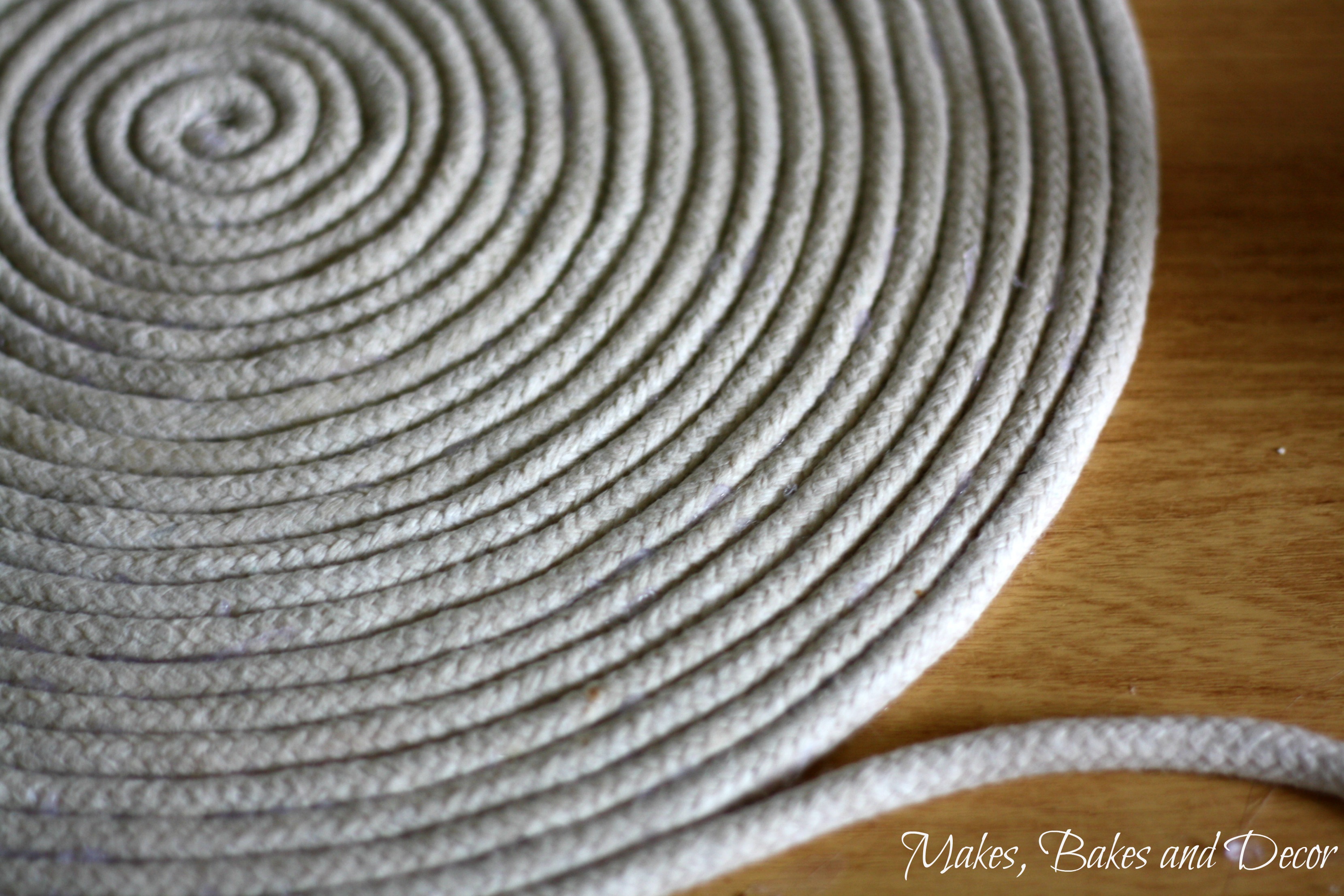 Coiled Rope Placemats - Makes, Bakes and Decor