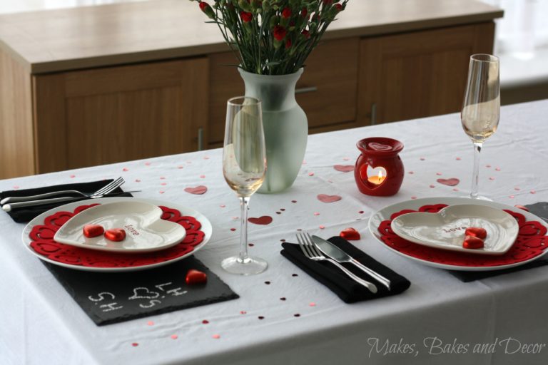 Romantic Table for Two - Makes, Bakes and Decor