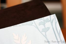 How to cover a lampshade with wallpaper - Makes, Bakes and Decor