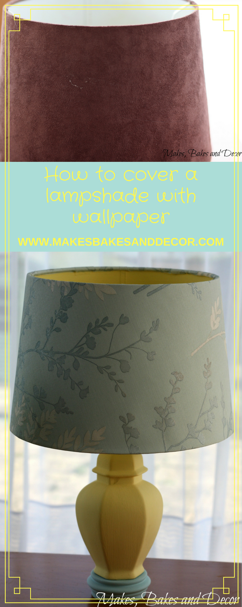 How To Cover A Lampshade With Wallpaper, Can You Make A Lampshade With Wallpaper