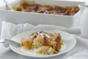 chocolate and orange bread and butter pudding