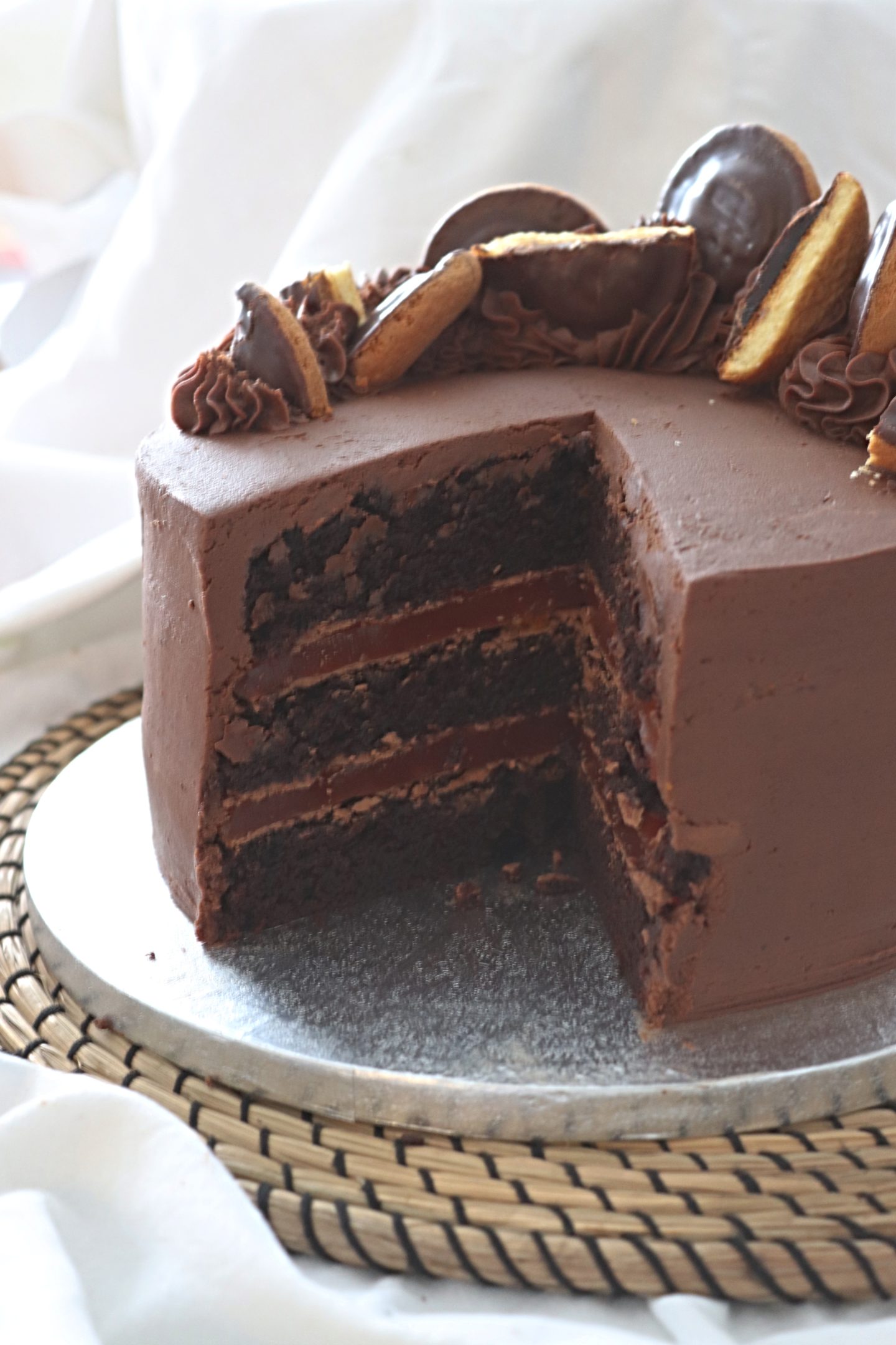 Jaffa Cake Cake - Makes, Bakes and Decor
