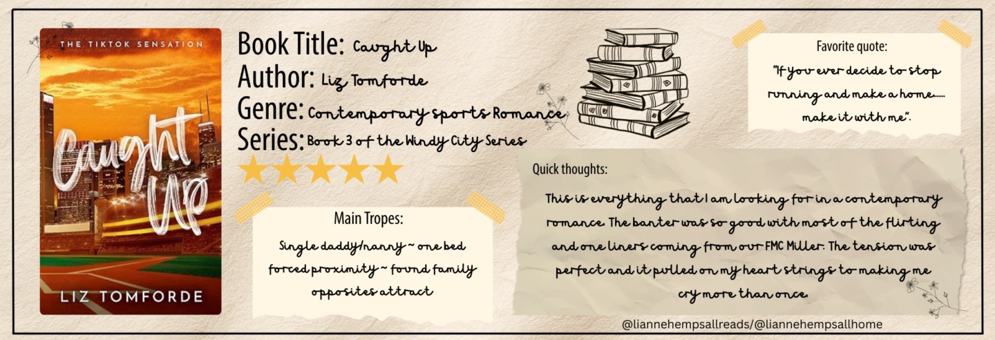 Caught Up by Liz Tomforde book review